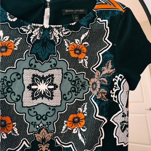 Patterned mini dress NWOT - Picture 4 of 5